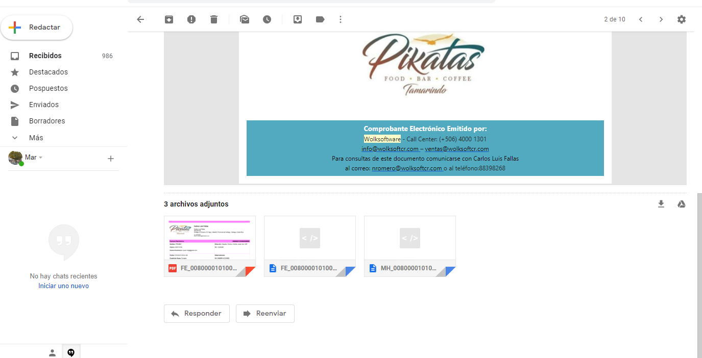 identificar xml hacienda