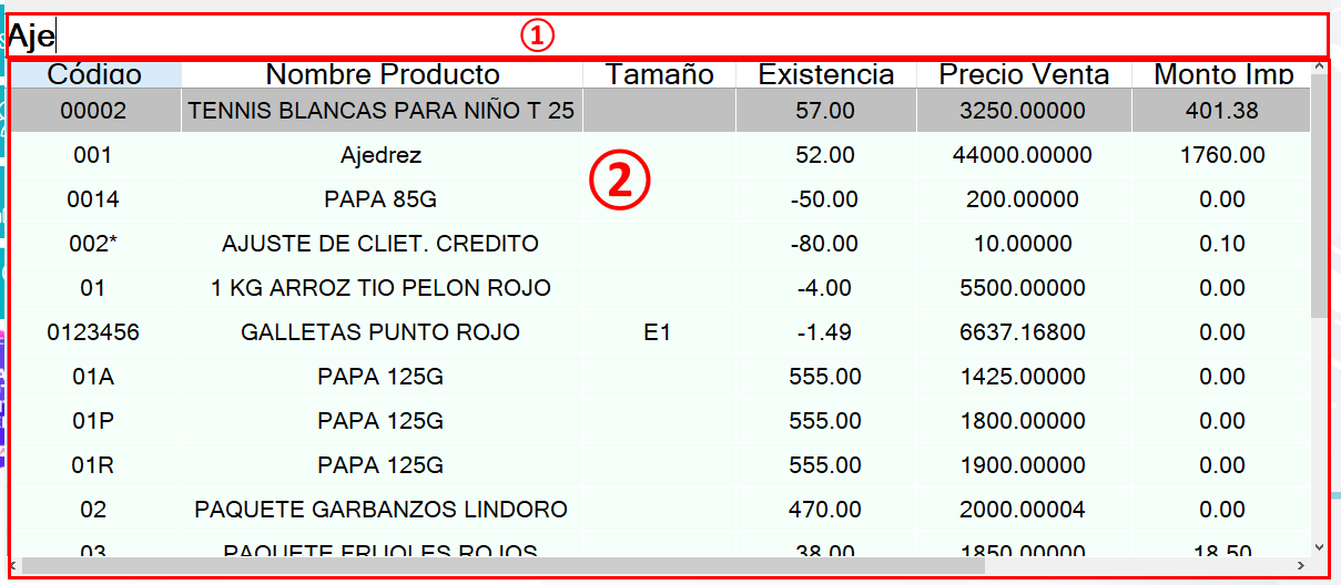 Interfaz de usuario gráfica, Tabla
Descripción generada automáticamente