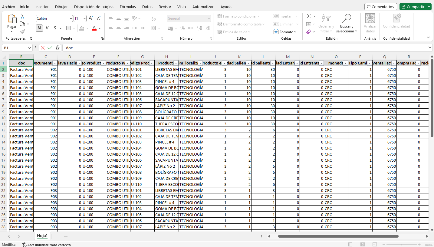 Interfaz de usuario gráfica, Aplicación, Tabla, Excel
Descripción generada automáticamente